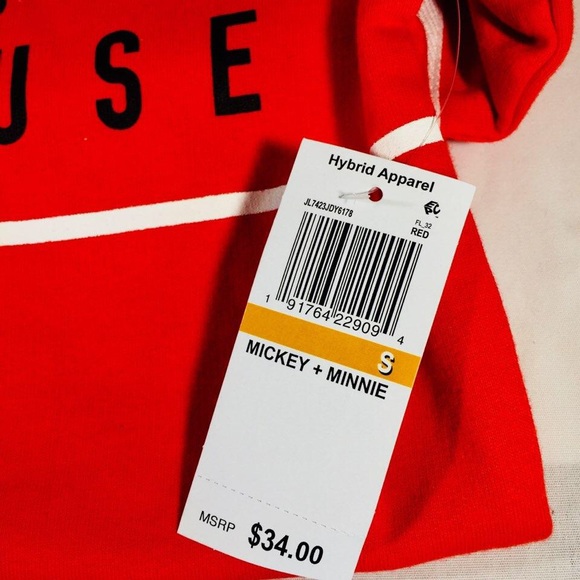 Disney Mickey Mouse red crew neck - Picture 3 of 4